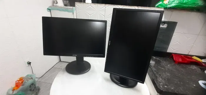 5 monitor 22 full hd com hdmi tela giratória