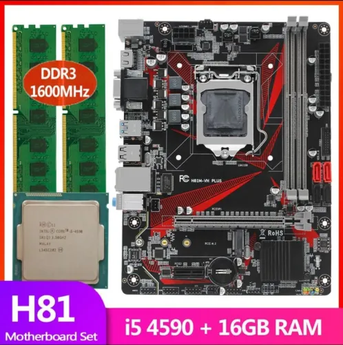 Kit de PC: i5-4590 + AFOX H81 + 16 GB DDR3