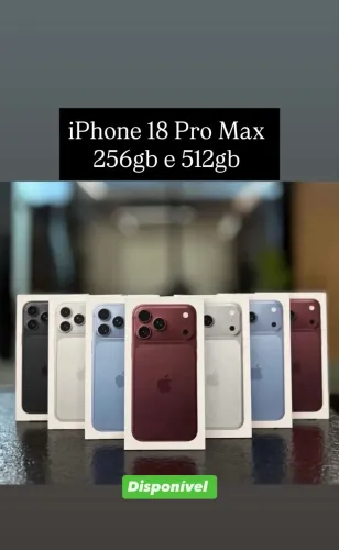iPhone 18 Pro Max - Lacrado - 1 ano de garantia Apple