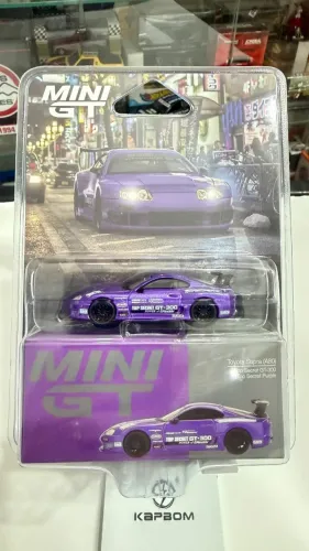 Mini Gt Toyota Supra (A80) Top Secret GT-300 Purple #1067