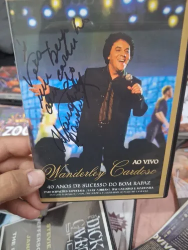 DvD autografado pelo Wanderley Cardoso