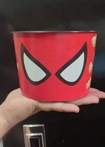 Balde de Pipoca Homem Aranha Novo