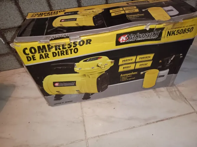 Compressor De Ar Direto 450w Bivolt -Nakasaki NOVO
