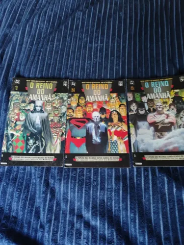 HQ DC comics épica mini série  O reino do amanhã volumes 1,2 e 3