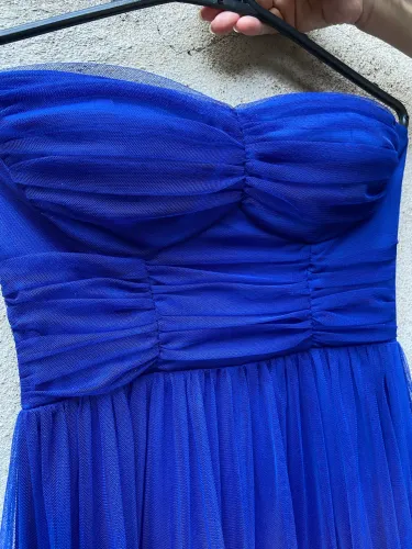 Vestido de festa azul