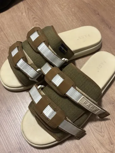 Slide PACE Velcro Cordura solado Vibram masculino verde oliva 41/42