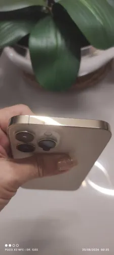 Vdo ou troco iPhone 13 Pro Max 128gb. Dourado única dona
