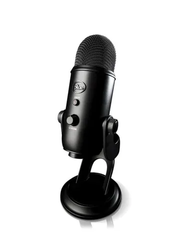 Microfone blue yeti preto