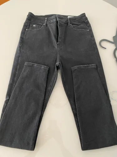 Calça Jeans com Elastano cintura alta