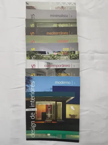 Coleção Folha Design de Interiores do 1 ao 10 usado