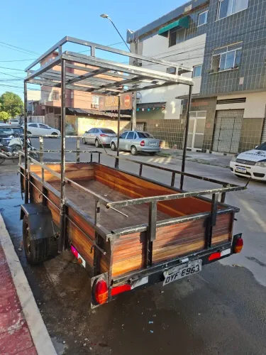 REBOQUE GRANDE FAZENDINHA 700 KG + BAGAGEIRO