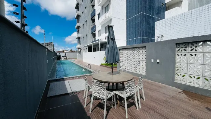Apartamento semi mobiliado para locação no bairro do Cristo Redentor - João Pessoa PB