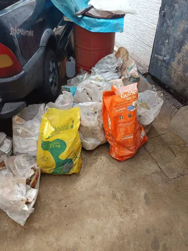 Doação cascalho entulho para obra
