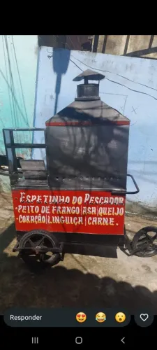 Vendo carrinho de espetinho