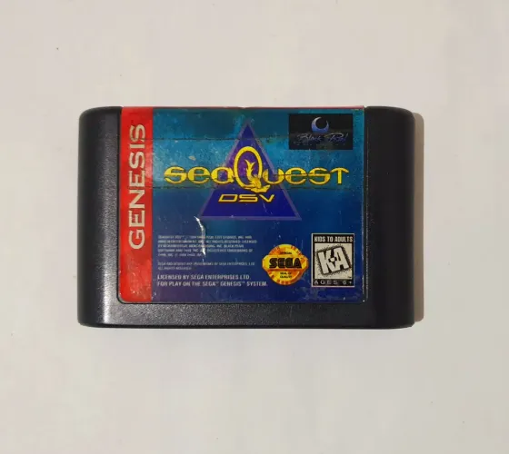 SEAQUEST DSV ORIGINAL SEGA PARA MEGA DRIVE E SEGA GENESIS CARTUCHO EM EXCELENTE BEM RARO