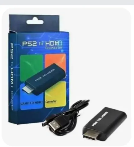 Adaptador Conversor De Vídeo Compatível Com Playstation 2 Ps2 Para Hdmi