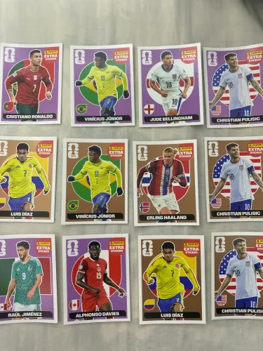 Figurinhas extra sticker panini