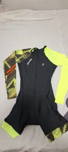 Macaquinho ciclismo almofadado feminino NOVO