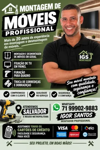 MONTADOR DE MÓVEIS PROFISSIONAL