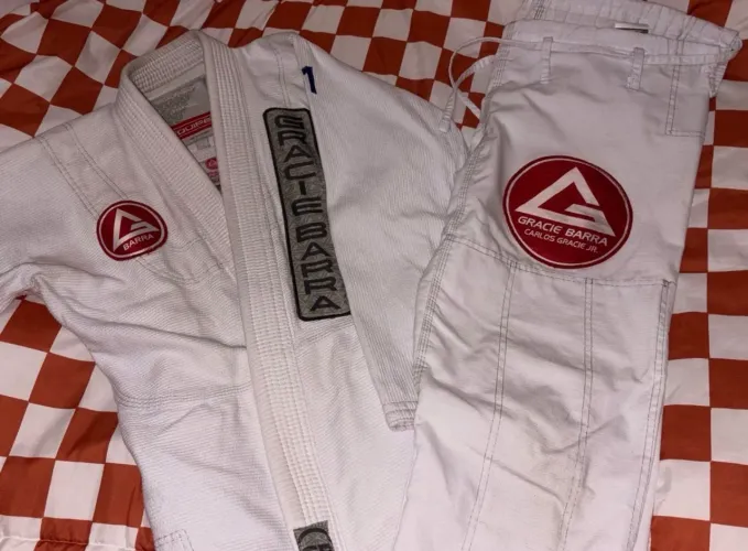 Kimono A1 Gracia Barra Branco Novo