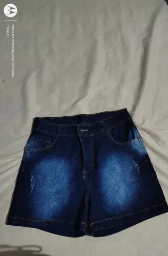 Bermuda jeans feminina Tam P