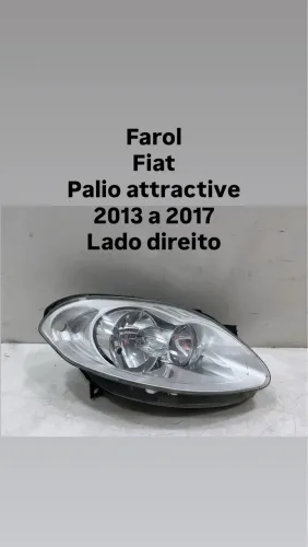 Farol Fiat palio attractive 2013 14 15 16 2017 Ld original