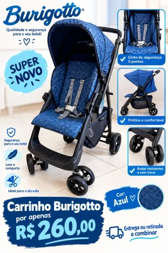 Carrinho de bebê Burigotto