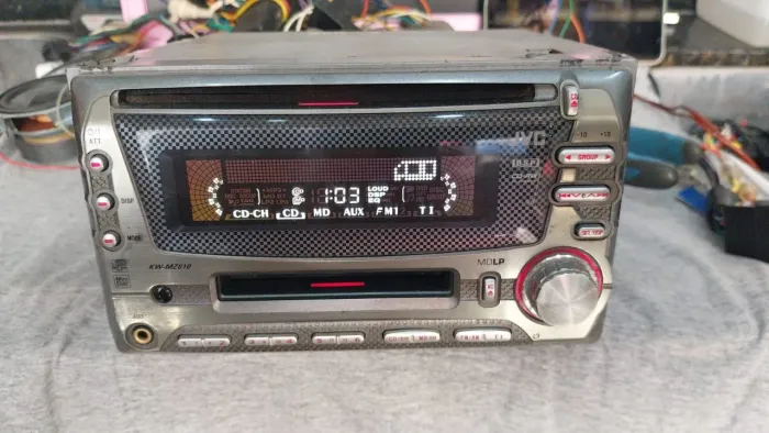 Rádio JVC MD CD reciver em ótimo estado