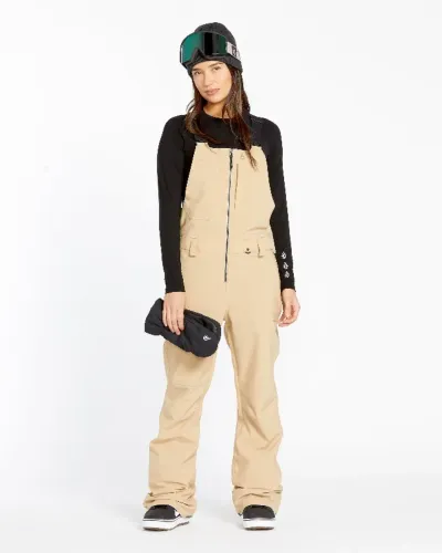 Calça Jardineira/Macacão (Bib) de Ski/Snowboard Volcom Swift Feminina Tam. M