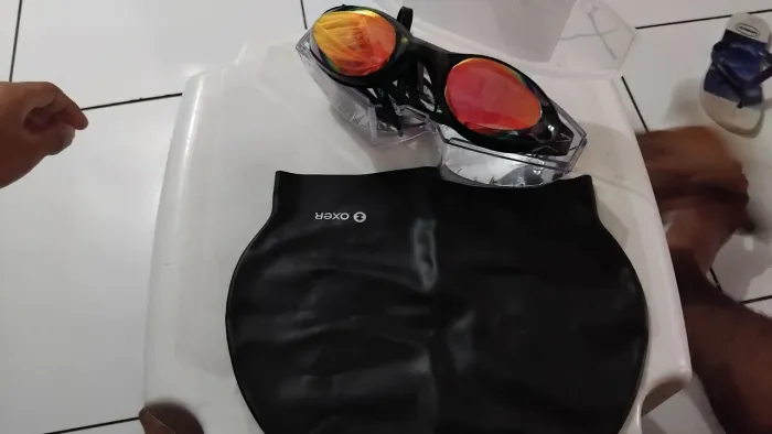 Ocululos de natação speedo hydrovision mr + toca oxer
