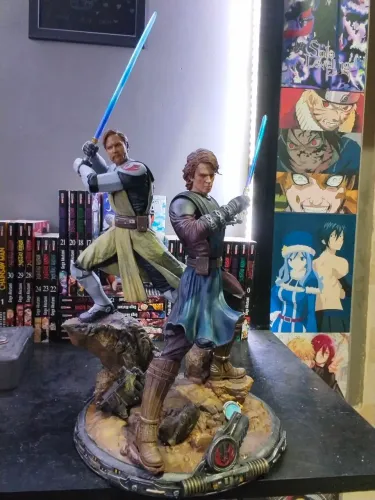 Action Figure Anakin e Obi-wan escala 1-6