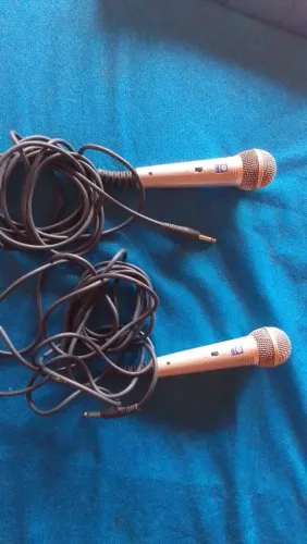 Microfones para karaokê!!!