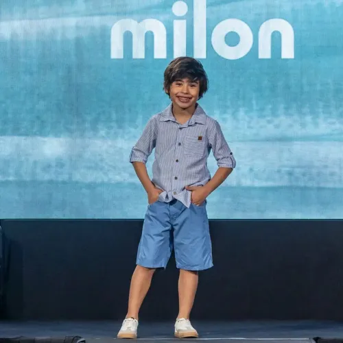 Conjunto Infantil Menino Listrado Milon TAM 14