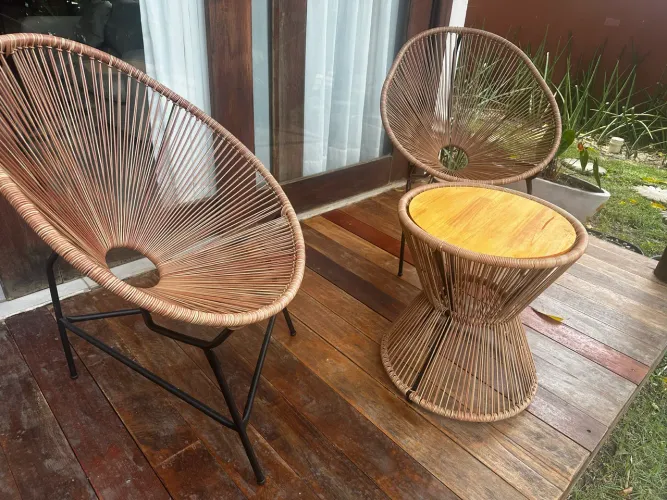 Conjunto Poltronas e mesinha Acapulco