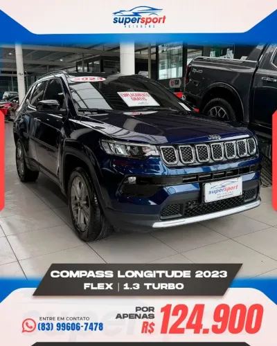 Jeep Compass Long. T270 1.3 TB 4X2 Flex AUT 2023