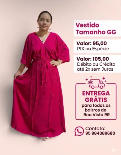 Vestido GG entrega grátis