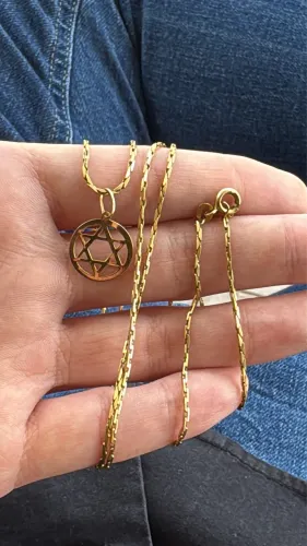 Colar em ouro 18k / 8,13g