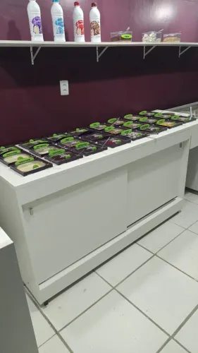 Balcão para loja de Açaí 