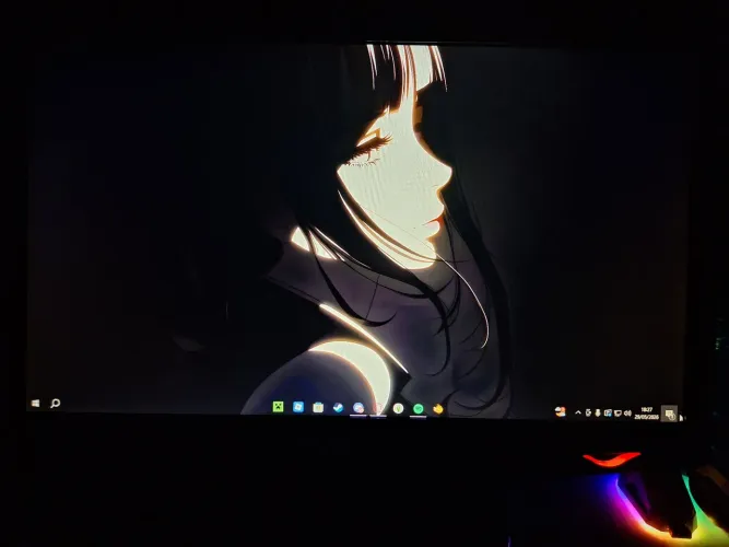 Monitor LG com tela de 18.5" 60Hz e resolução HD - Bom + Cabo VGA