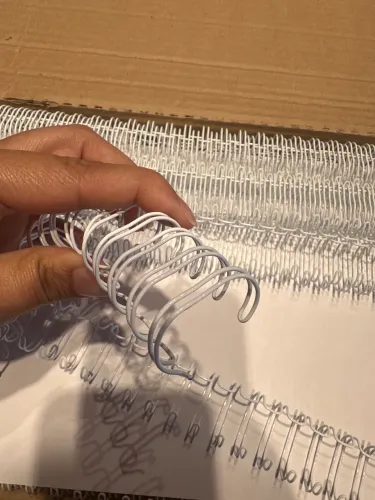 Vendo Wire-O (Anel Duplo) Branco - A4 - 3/4?