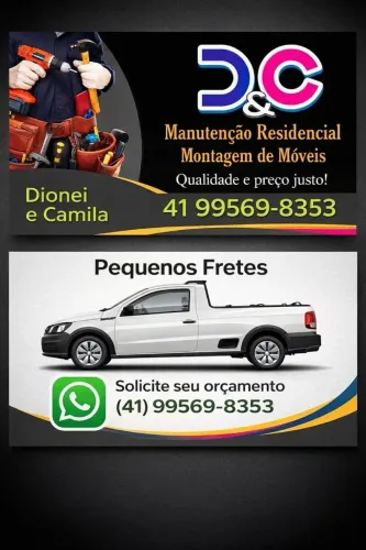 Montador de Moveis, Marido de Aluguel e Pequenos fretes