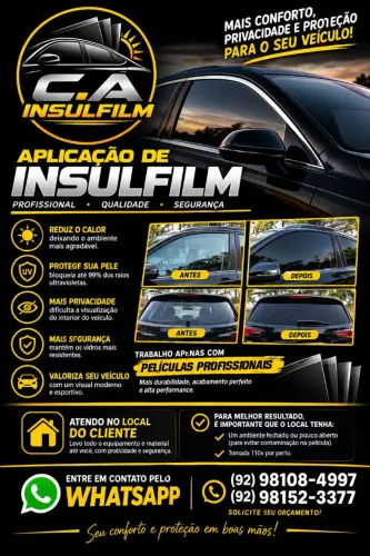 INSTALAÇÃO DE INSULFIM PROFISSIONAL/NANO CARBONO