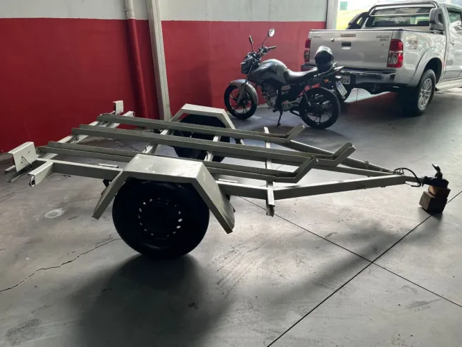 CARRETINHA PARA TRANSPORTE DE MOTO À VENDA!