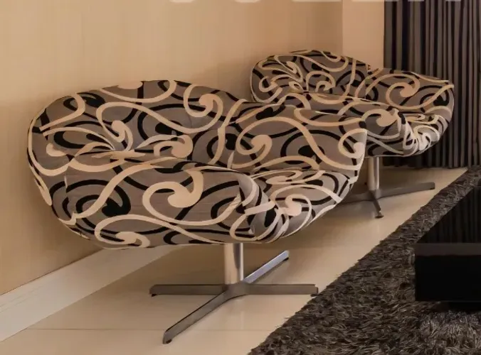2 Poltronas giratórias