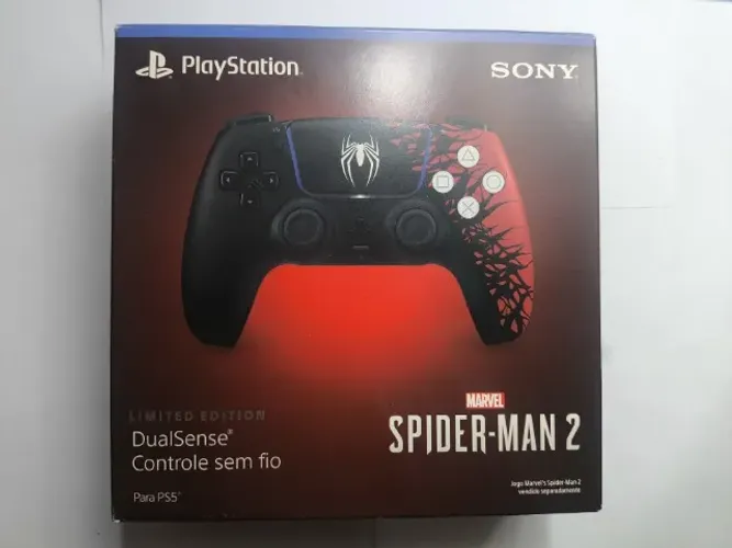 Controle Dualsense PS5 Edição Spider-Man 2