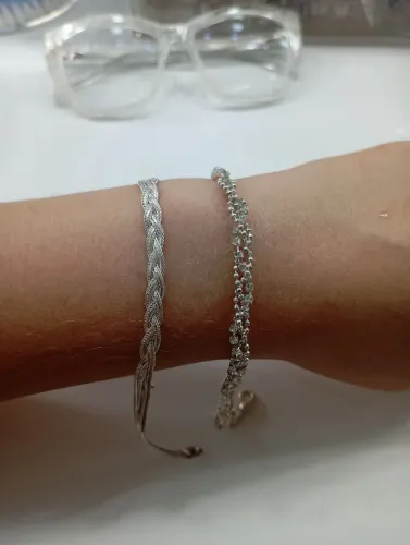 Pulseira Feminina de prata