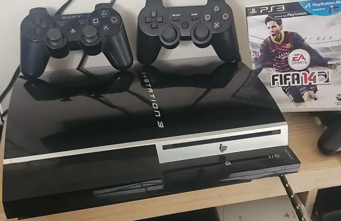 PlayStation 3 fat funcionando 100% tudo ok