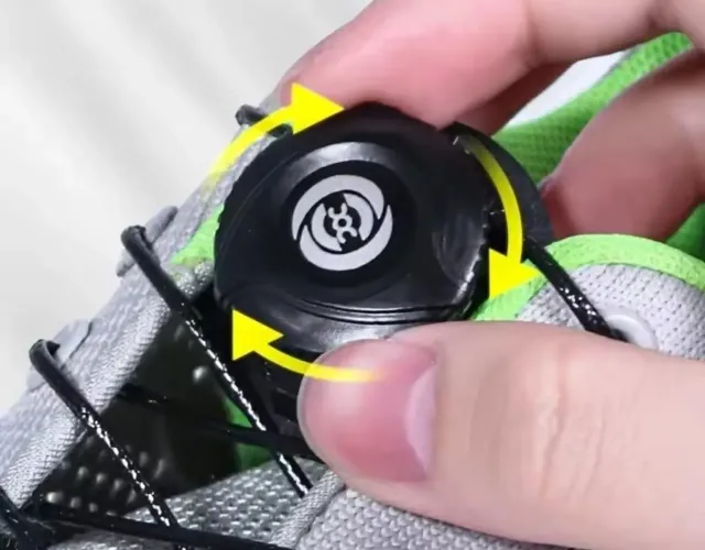 Par de cadarços com fivela ajustável 