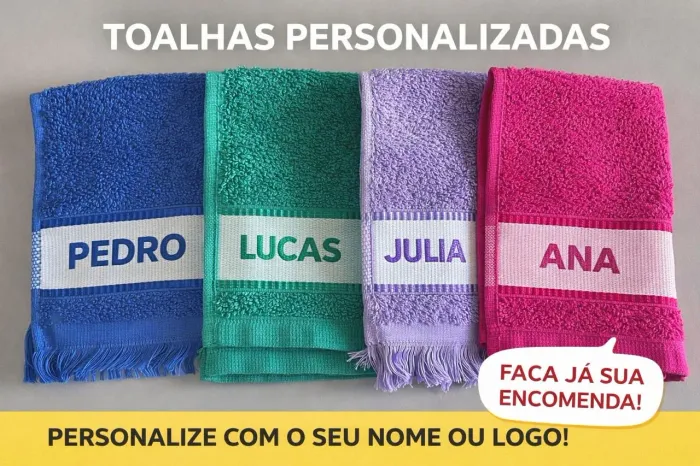 Toalhinhas personalizadas 