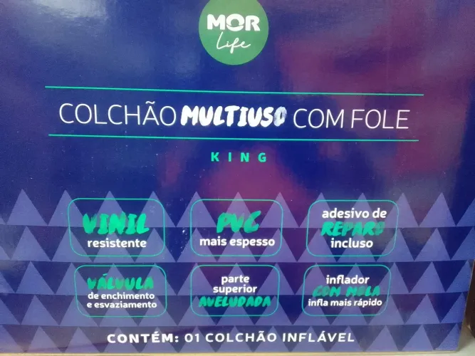 Colchao inflável king